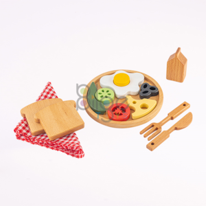 Breakfast Set Beech Wood (Solid Wood) 10 - 14 Pieces