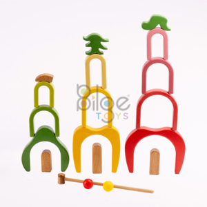 Fruits Balance Set Beech Wood (Solid Wood) 15 - 19 Pieces