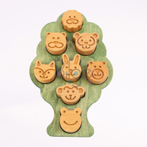 Forest Animals Find Plug Set Beech Wood & Birch Plywood 1 - 9 Pieces