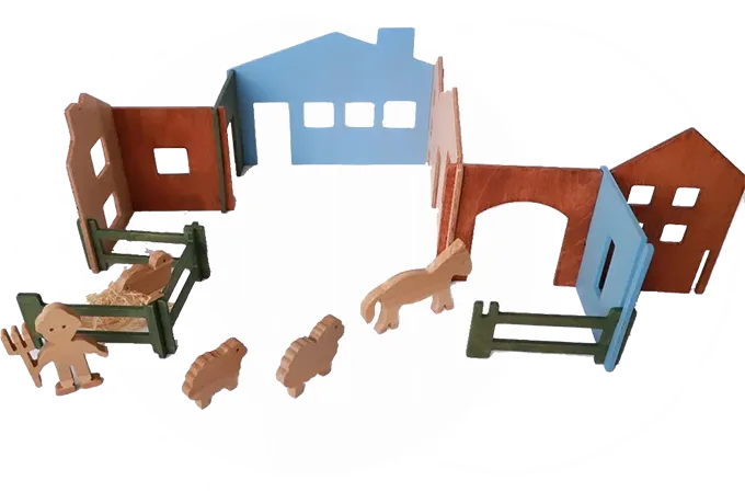 Bilge Toys HAREKETLİ ÇİFTLİK EVİ